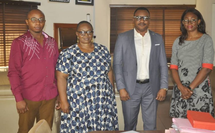  Officials of NAFDAC and South-South Pharmaco-Vigilance Team Today Paid Courtesy Visit to Dr. I.O. Agbonile, Medical Director of FNPHBENIN