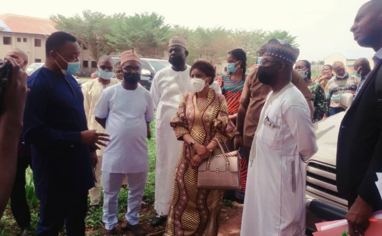  Project Inspection visit by the Permanent Secretary of Federal                             Ministry of Health to FNPH Benin.