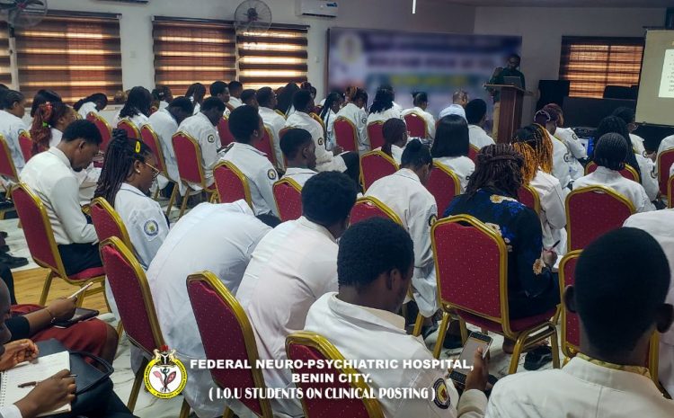  Medical Students from Igbinedion University commenced clinical posting in FNPH, Benin