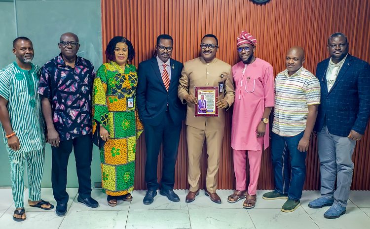 BENIN CLUB HONOURS FNPH BENIN MEDICAL DIRECTOR WITH COURTESY VISIT COMMENDED EXEMPLARY LEADERSHIP